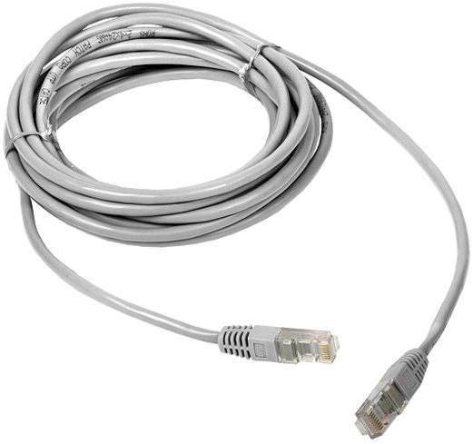 DATACOM Patch cord UTP CAT5E 0.25m white Ethernet Cable