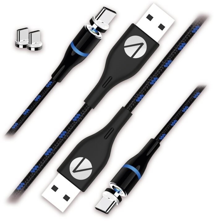 STEALTH Twin Magnetic Play and Charge Cables 3M - PS5 Power Cable