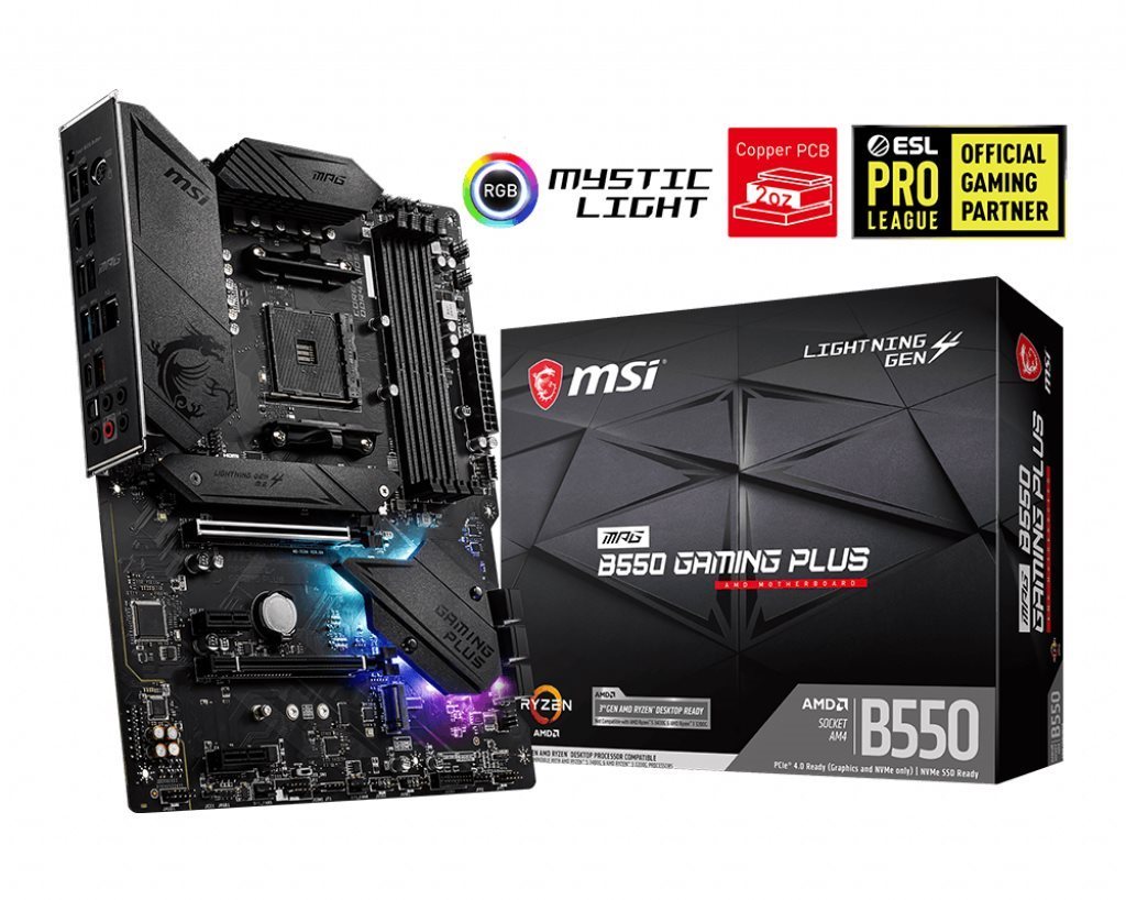 MSI MPG B550 GAMING PLUS Alaplap