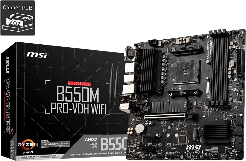 MSI B550M PRO-VDH WIFI Základná doska