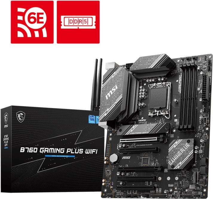 MSI B760 GAMING PLUS WiFi Motherboard