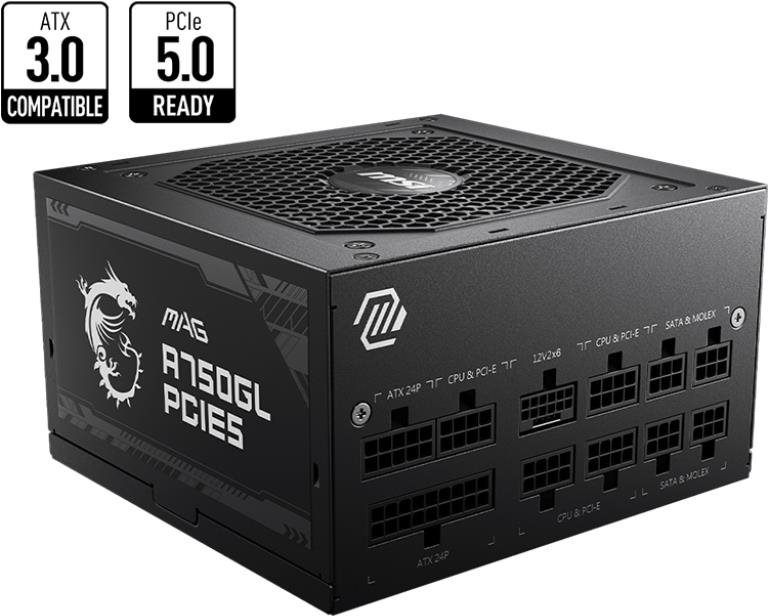 MSI MAG A750GL PCIE5 PC tápegység