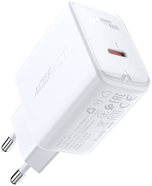 ACEFAST Charger 20W USB-C PD White Töltő adapter