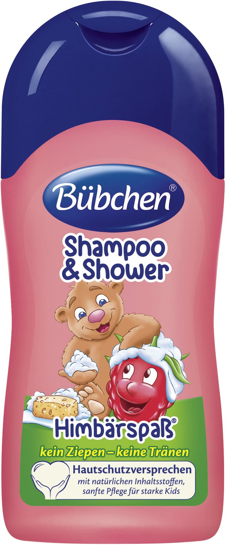 Bübchen Kids Šampon a sprchový gel MALINA 50ml Dětský šampon