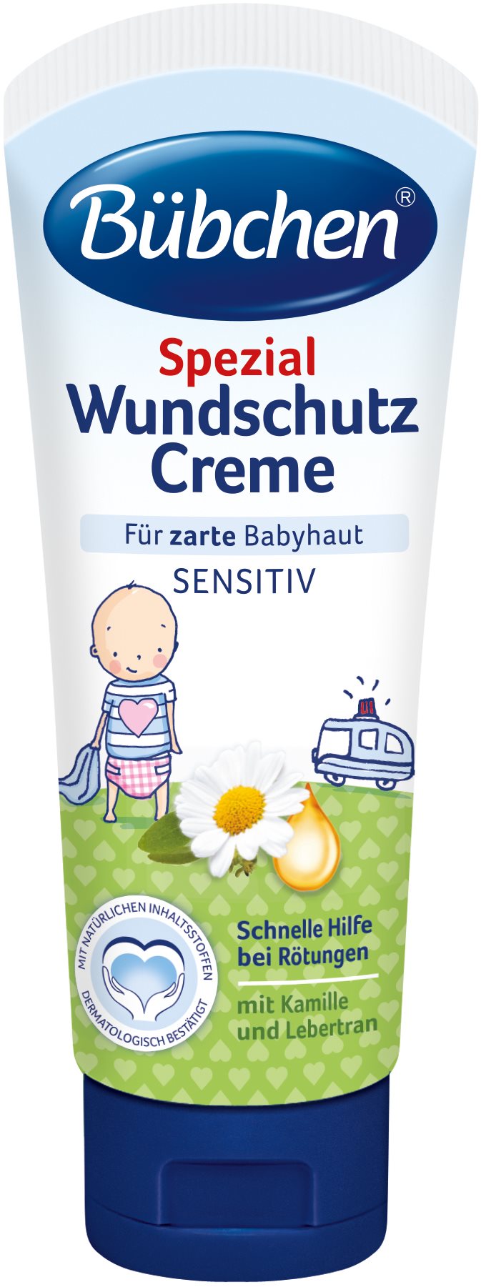 Bübchen Baby ochranný krém s rybím olejem 75ml Dětský tělový krém
