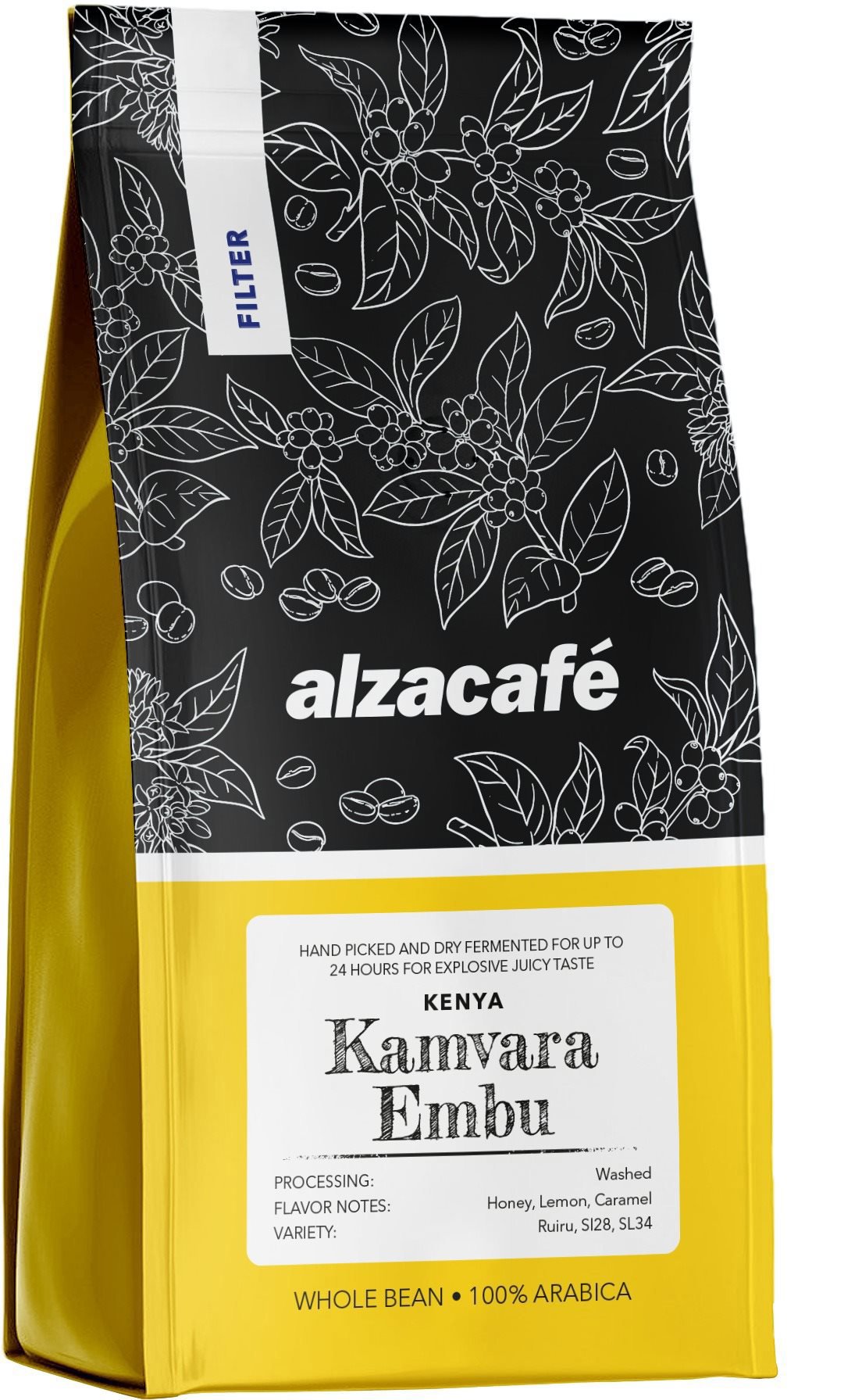 AlzaCafé Kenya Kamvara Embu, 250 g Káva