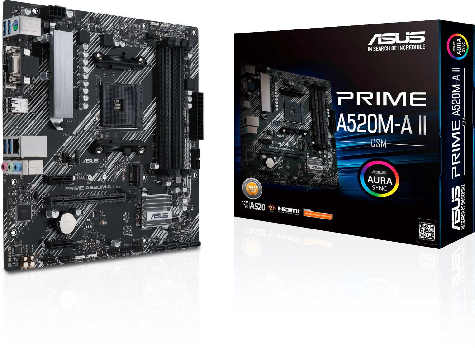 ASUS PRIME A520M-A II/CSM Alaplap