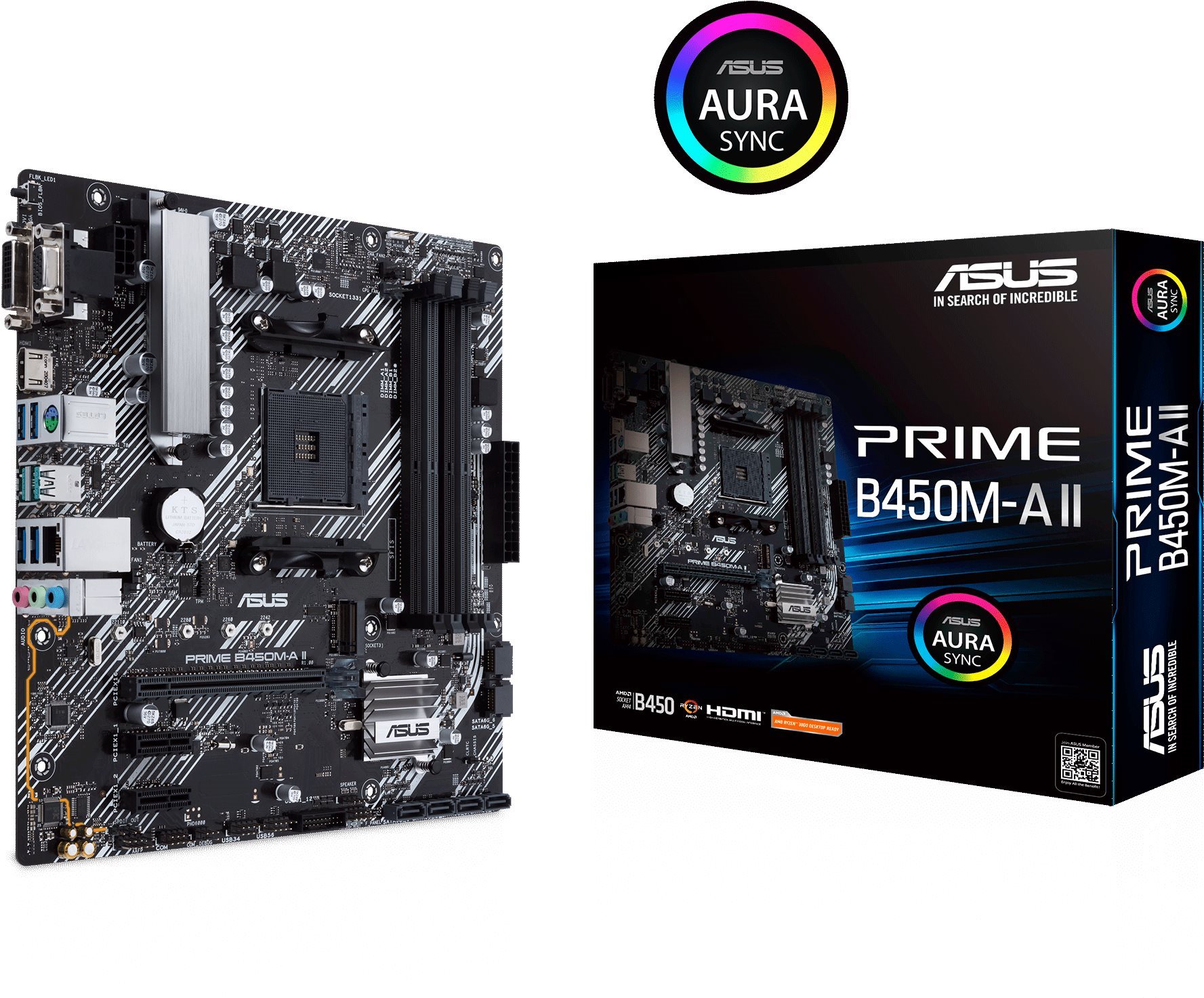ASUS PRIME B450M-A II Základní deska