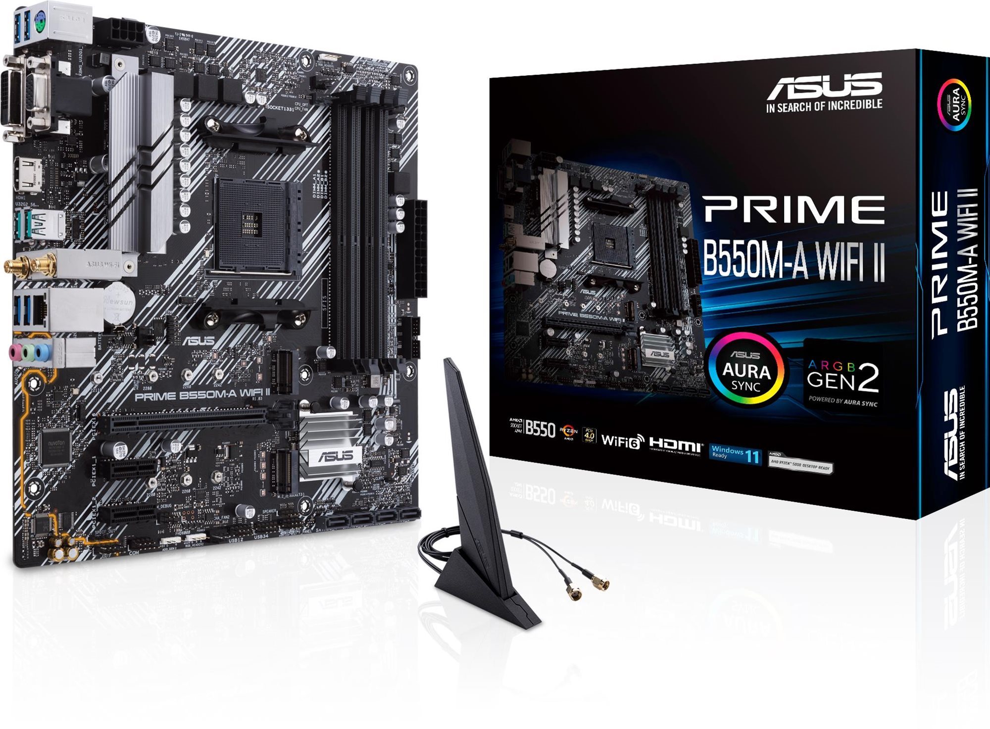 ASUS PRIME B550M-A WIFI II Základní deska
