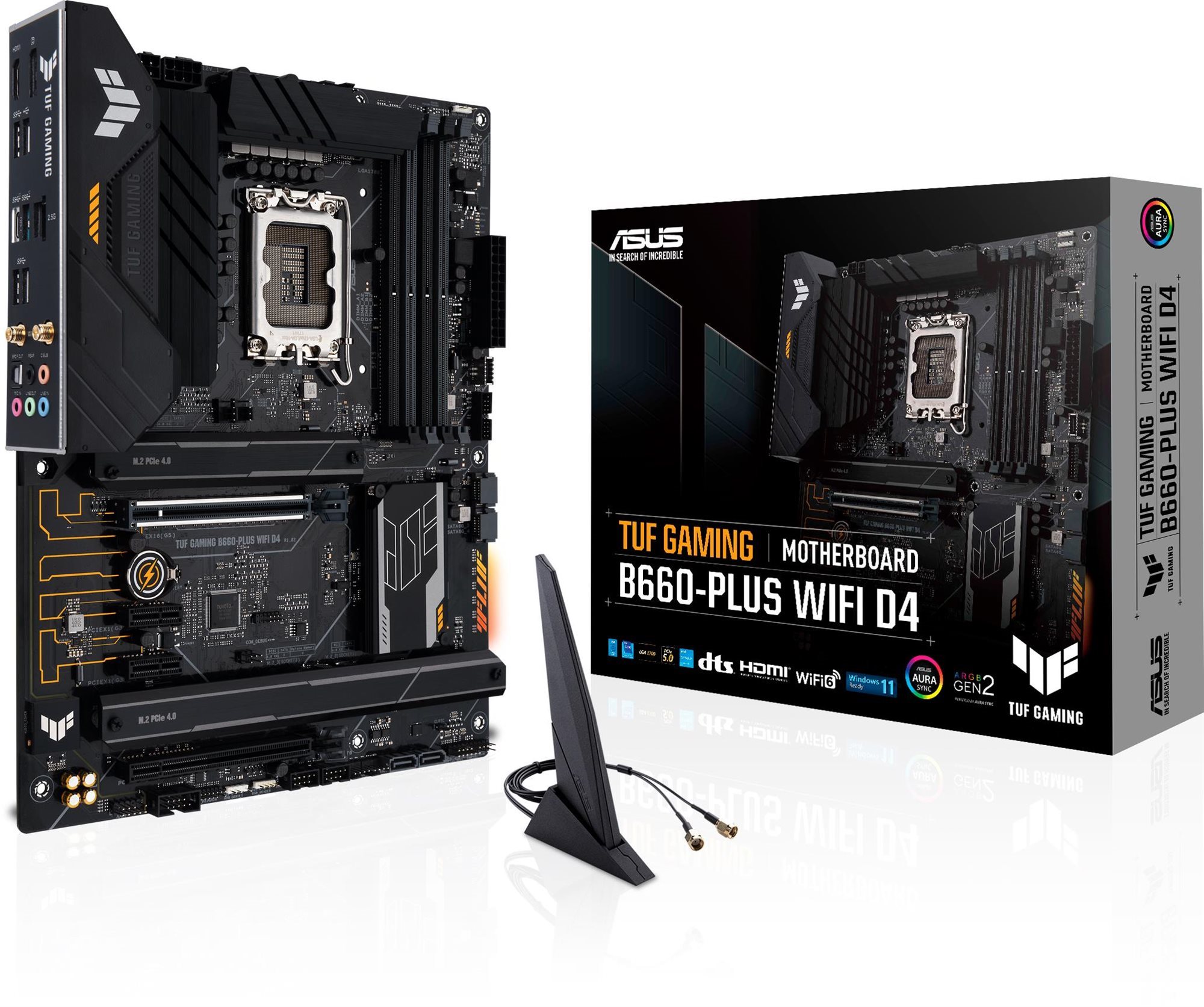 ASUS TUF GAMING B660-PLUS WIFI D4 Alaplap