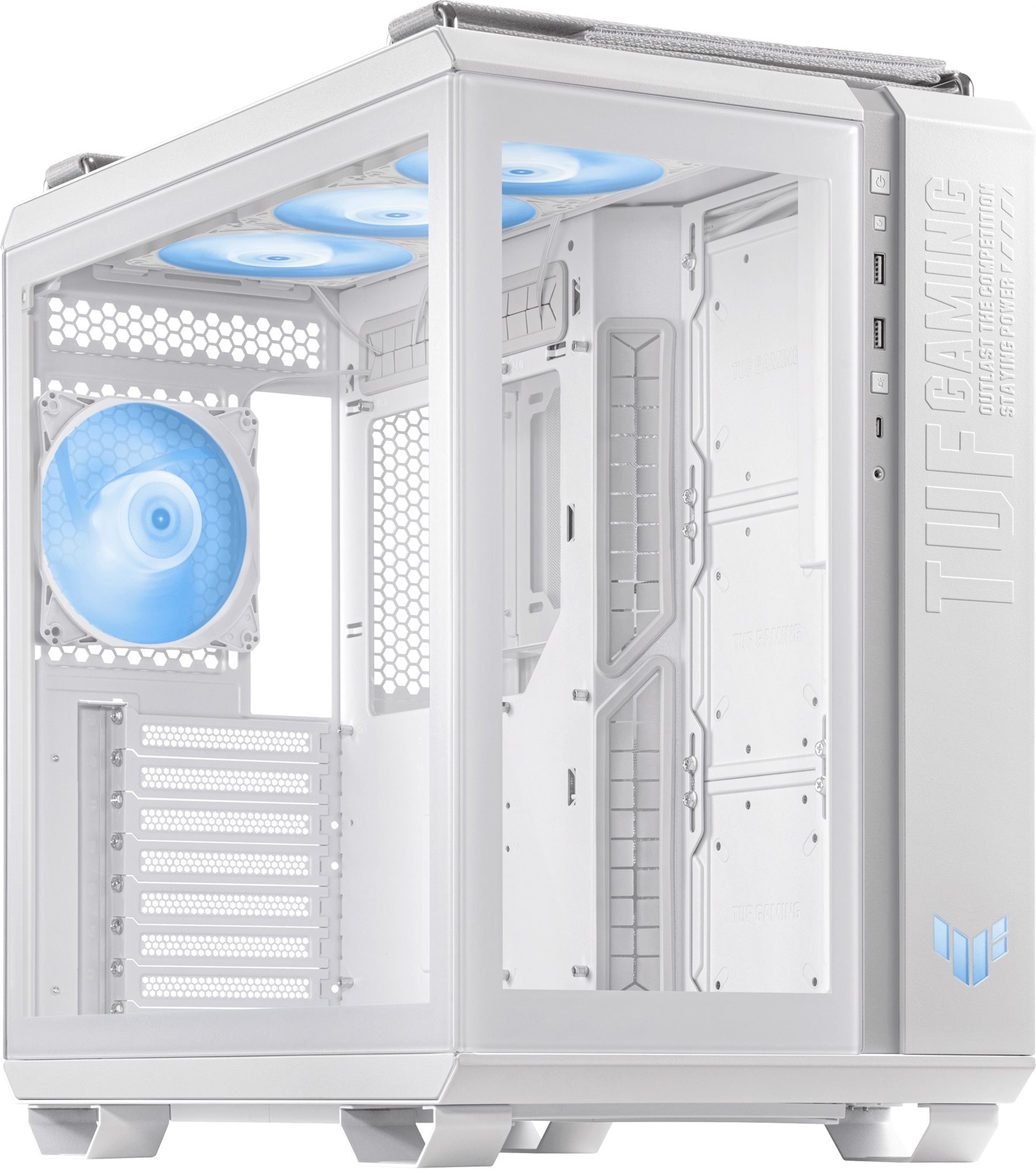 ASUS TUF GAMING GT502 PLUS TG WHITE PC skrinka