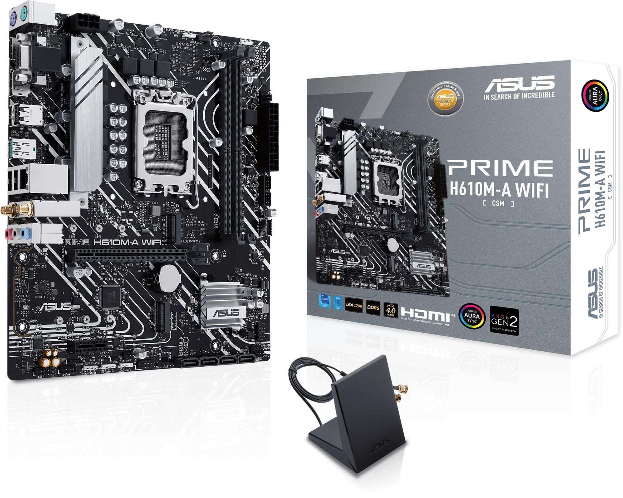 ASUS PRIME H610M-A WIFI Motherboard