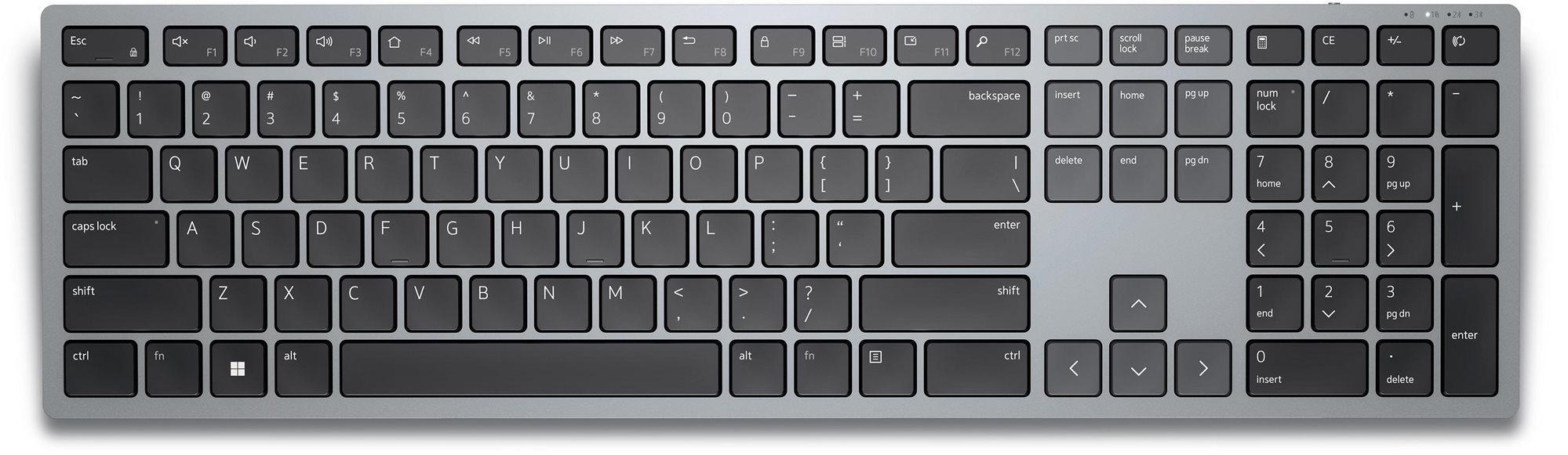 Dell Multi-Device bezdrôtová klávesnica – KB700 – UK Klávesnica