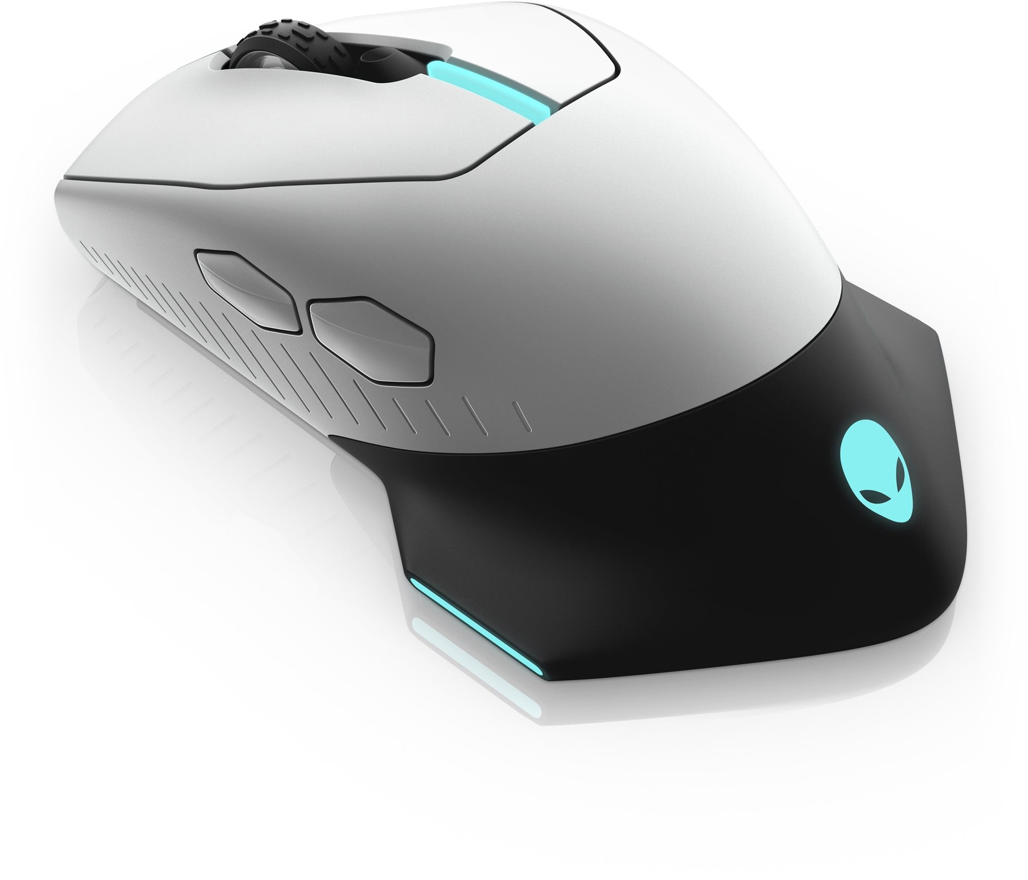 Dell Alienware Wired / Wireless AW610M Gaming Lunar Light Gaming-Maus
