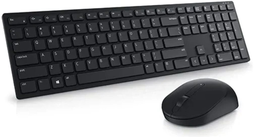 Dell Pro KM5221W černá - UK (QWERTY) Set klávesnice a myši