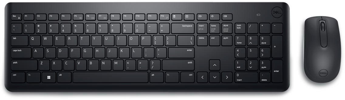 Dell Wireless Keyboard and Mouse KM3322W čierna – UKR Set...