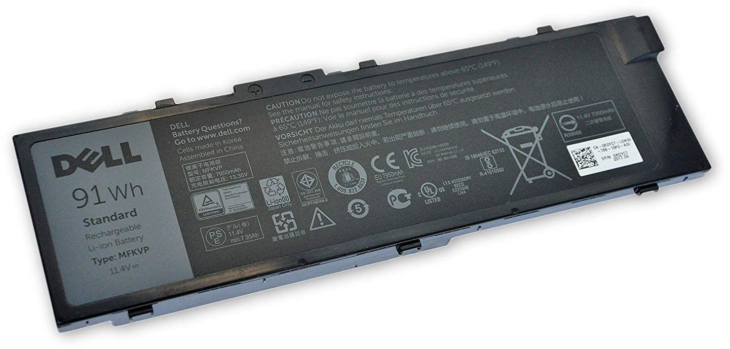 Dell - 91Wh Laptop Battery
