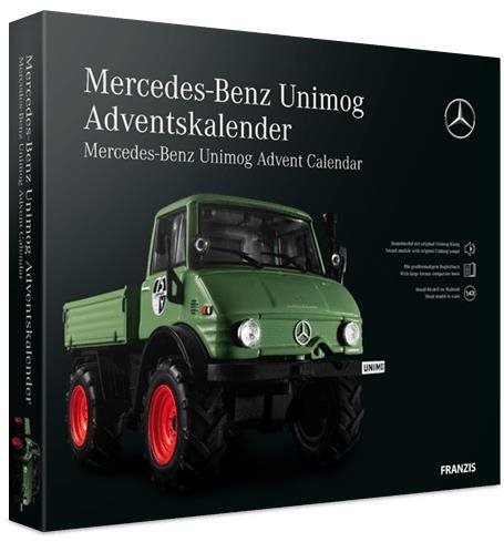 Franzis adventní kalendář Mercedes-Benz Unimoq se zvukem 1:43...