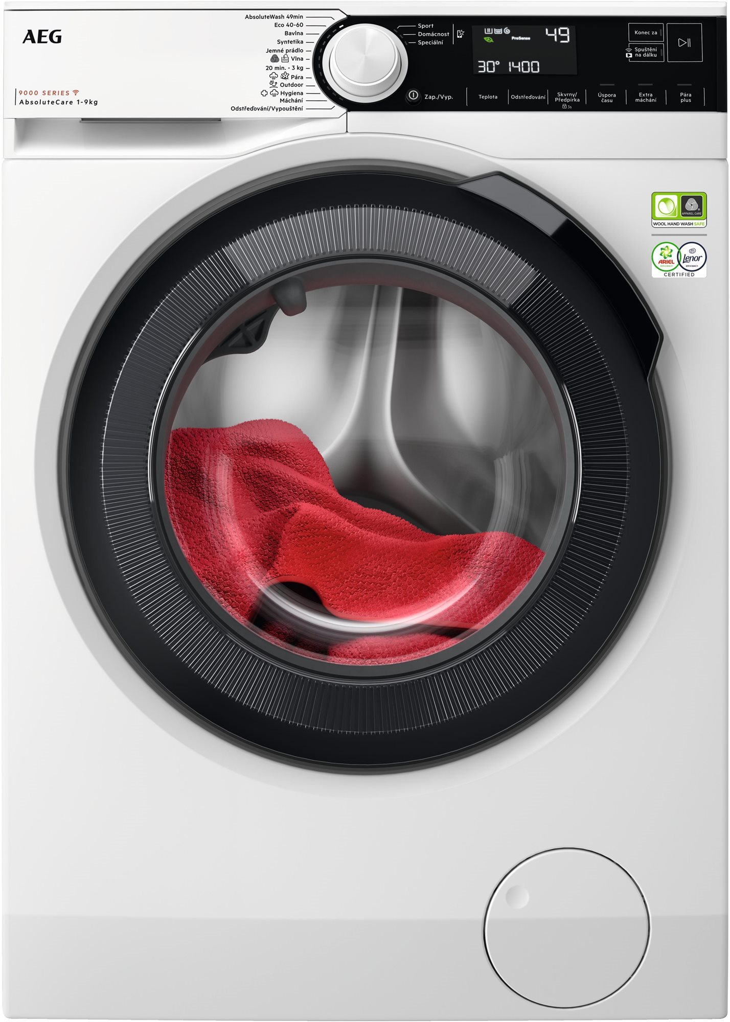 AEG 9 000 AbsoluteCare® LFR93946UC Parná práčka