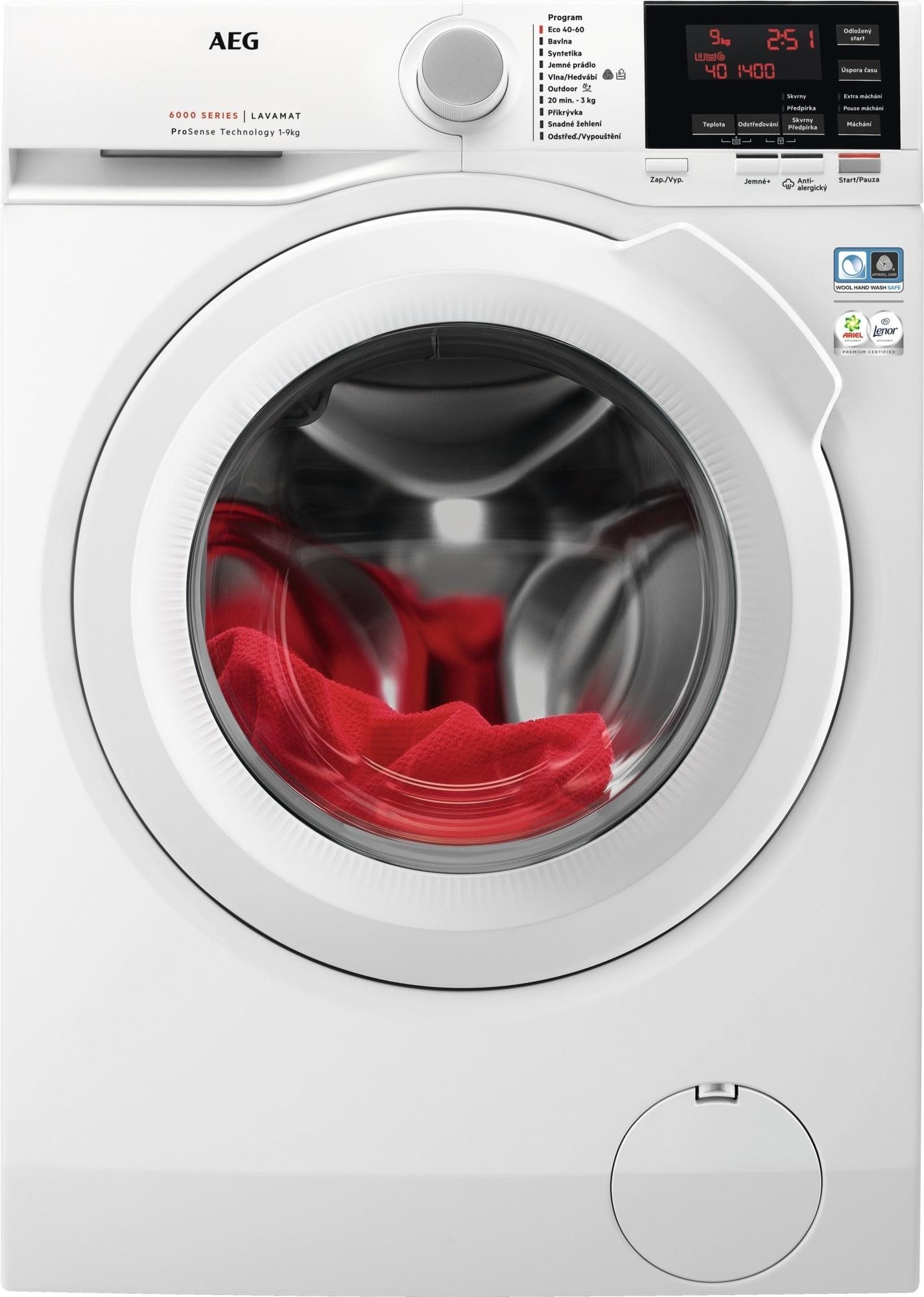 AEG 6000 ProSense™ L6FLG49WC Práčka