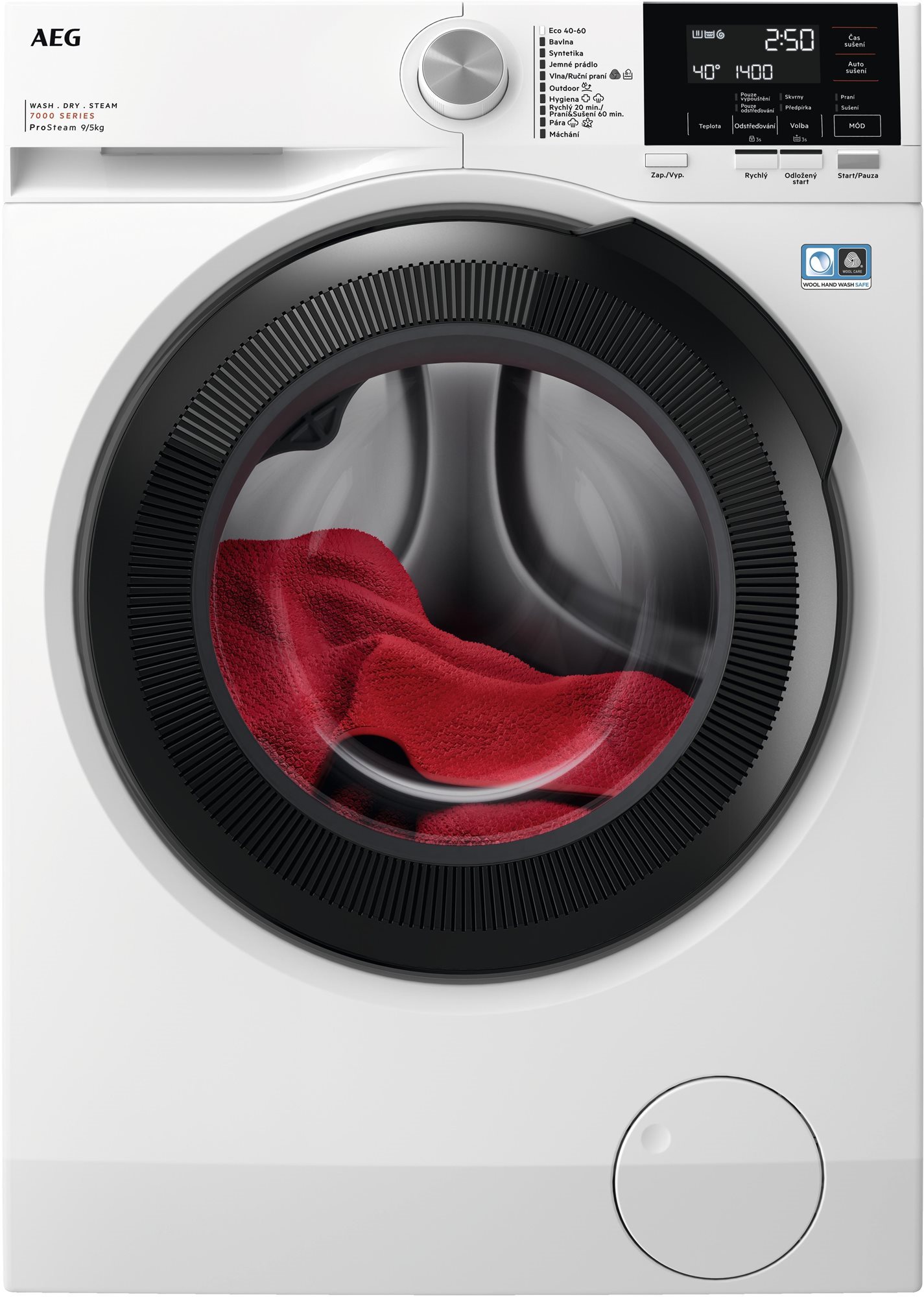 AEG 7000 ProSteam® LWR71944BC Parná práčka so sušičkou