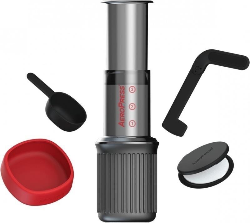 Aeropress GO Handkaffeemaschine inkl. 100 Filtertüten Manuelle...
