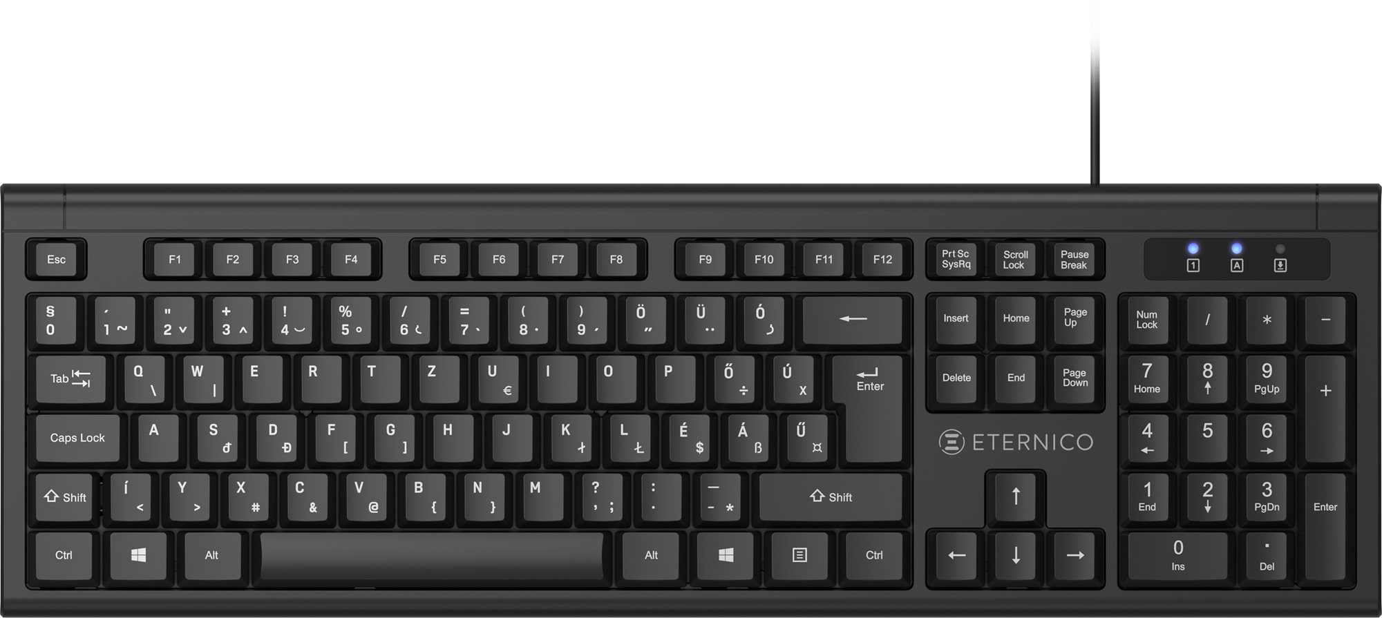 Eternico Essential Keyboard Wired KD1000 - HU Billentyűzet