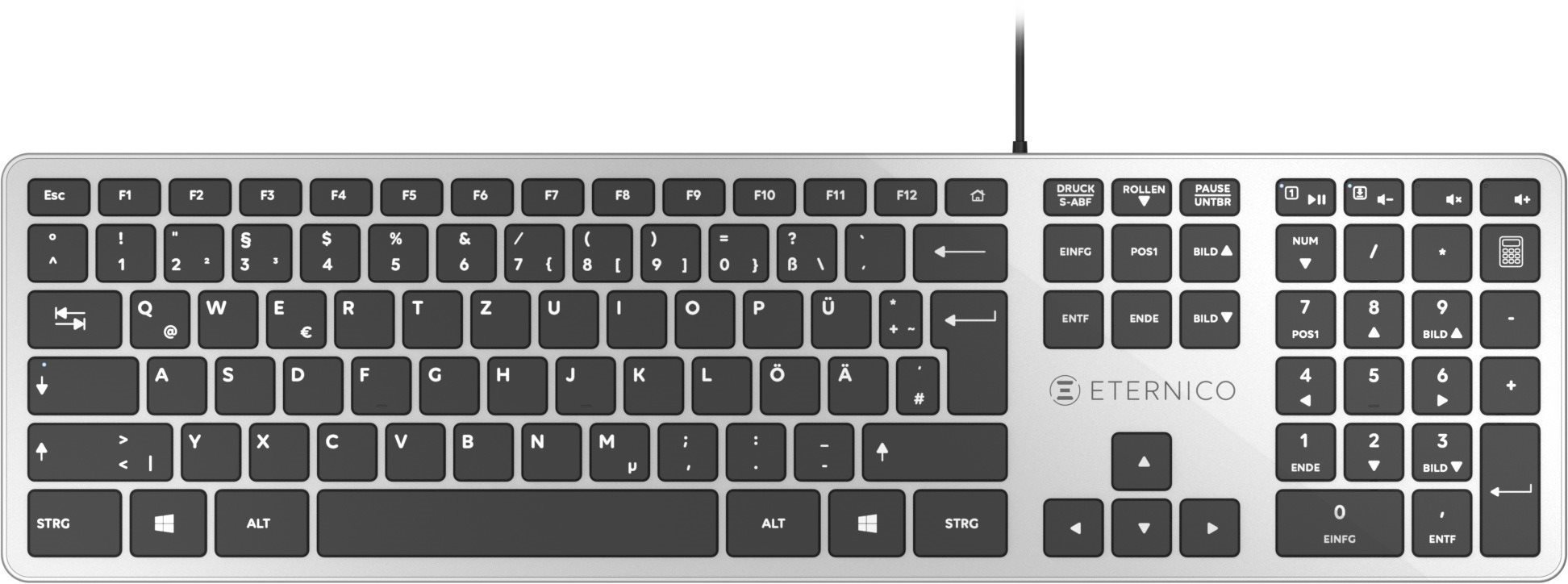 Eternico Office Wired KD2002 DE Tastatur
