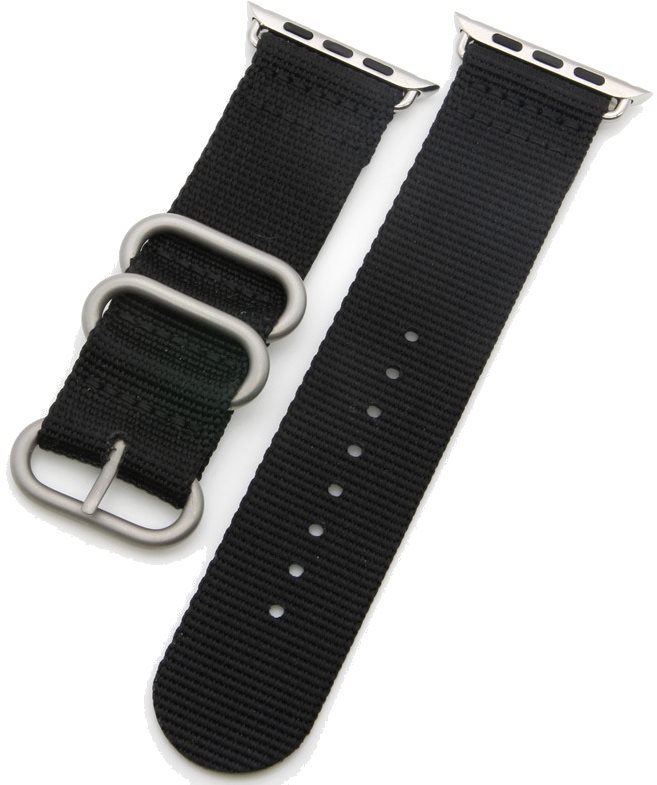 Eternico Nylon Band for Apple Watch 38mm / 40mm / 41mm black Watch...
