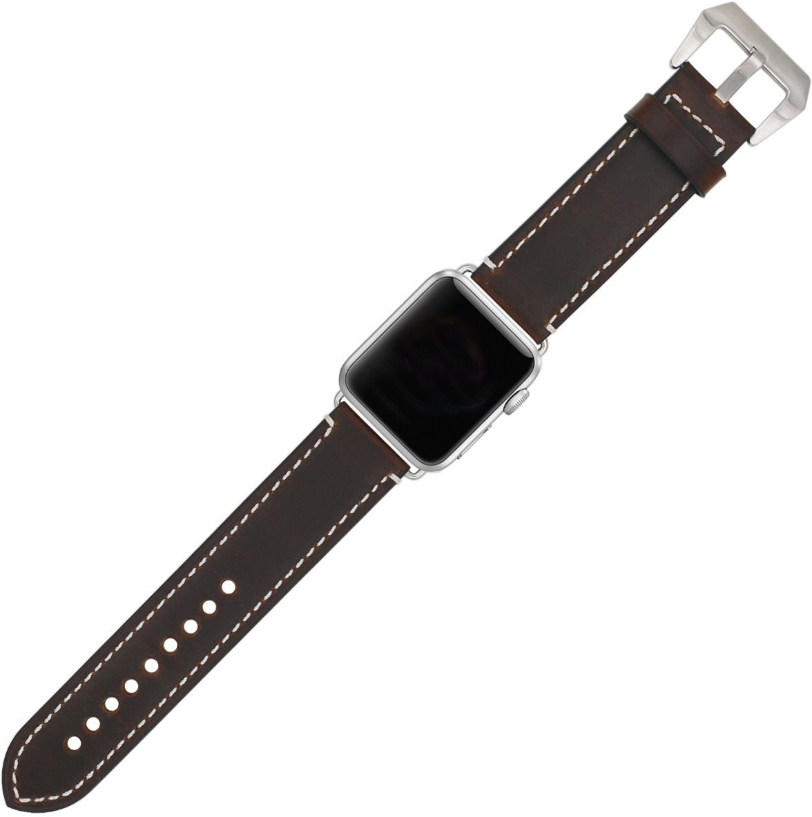 Eternico Leather Band 2 for Apple Watch 38mm / 40mm / 41mm grey...