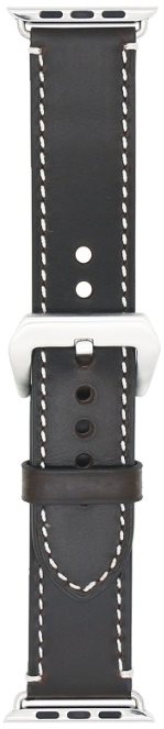 Eternico Leather Band 2 for Apple Watch 42mm / 44mm / 45mm grey...