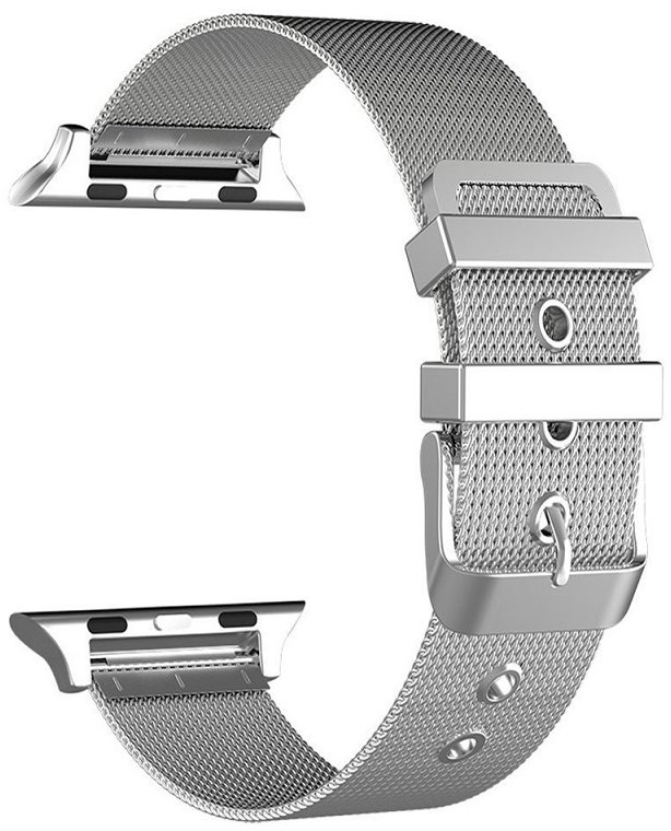 Eternico Mesh Metal Band for Apple Watch 38mm / 40mm / 41mm silver...