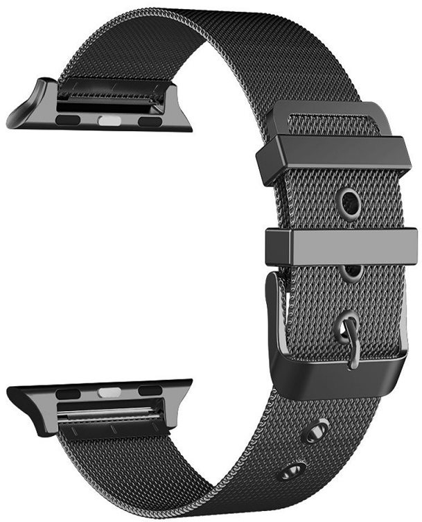 Eternico Mesh Metal Band für Apple Watch 42mm / 44mm / 45mm black...