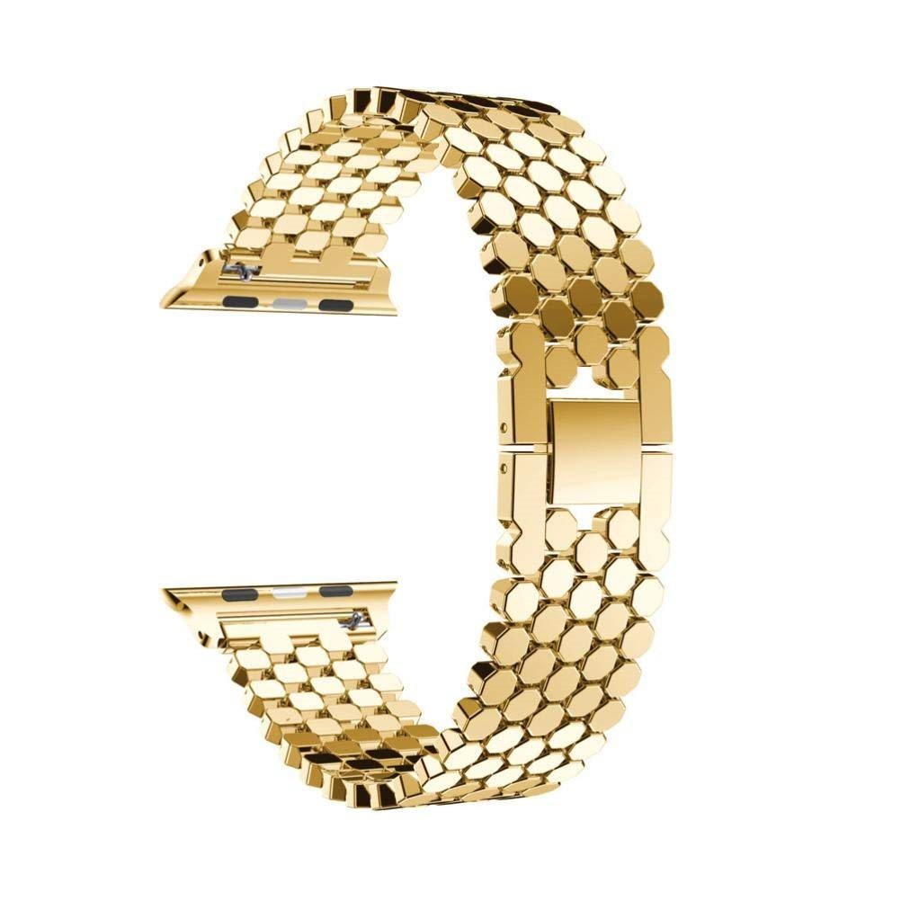 Eternico 42mm / 44mm Metal Band Gold for Apple Watch Watch Strap