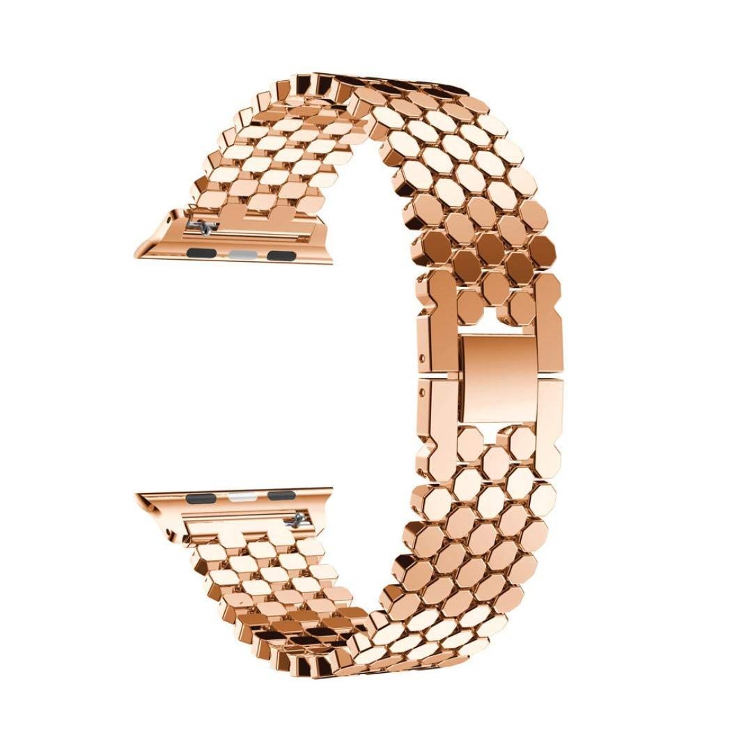 Eternico 42mm / 44mm Metal Band Rose Gold for Apple Watch Watch Strap