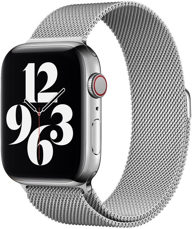 Eternico Elegance Milanese Apple Watch 38mm / 40mm / 41mm - silver...