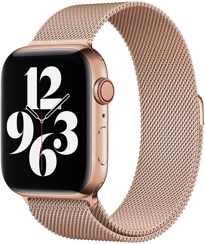Eternico Elegance Milanese Apple Watch 38mm / 40mm / 41mm - rose...