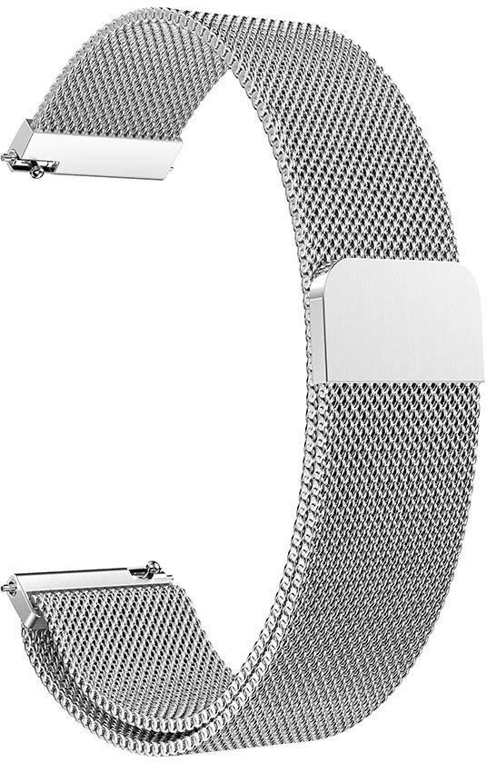 Eternico Elegance Milanese pro Universal Quick Release 20mm silver...
