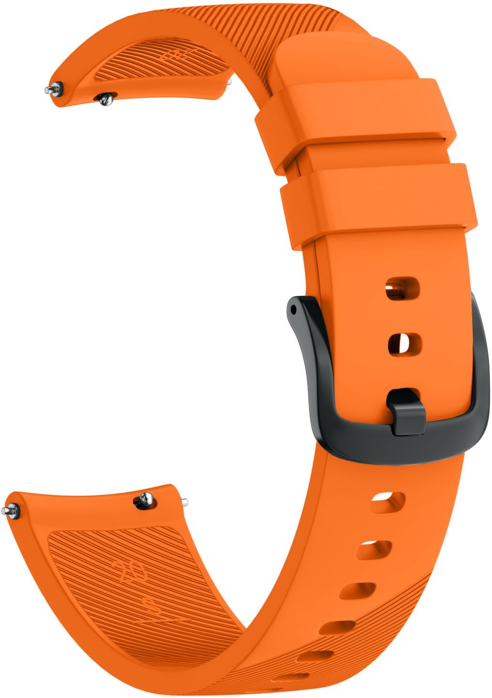 Eternico Bande en silicone orange pour Garmin Quick Release 20...