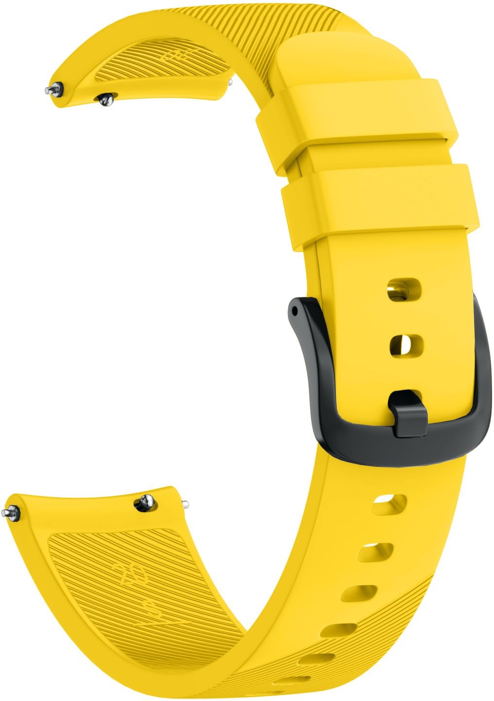 Eternico Bande silicone jaune pour Garmin Quick Release 20 Bracelet...