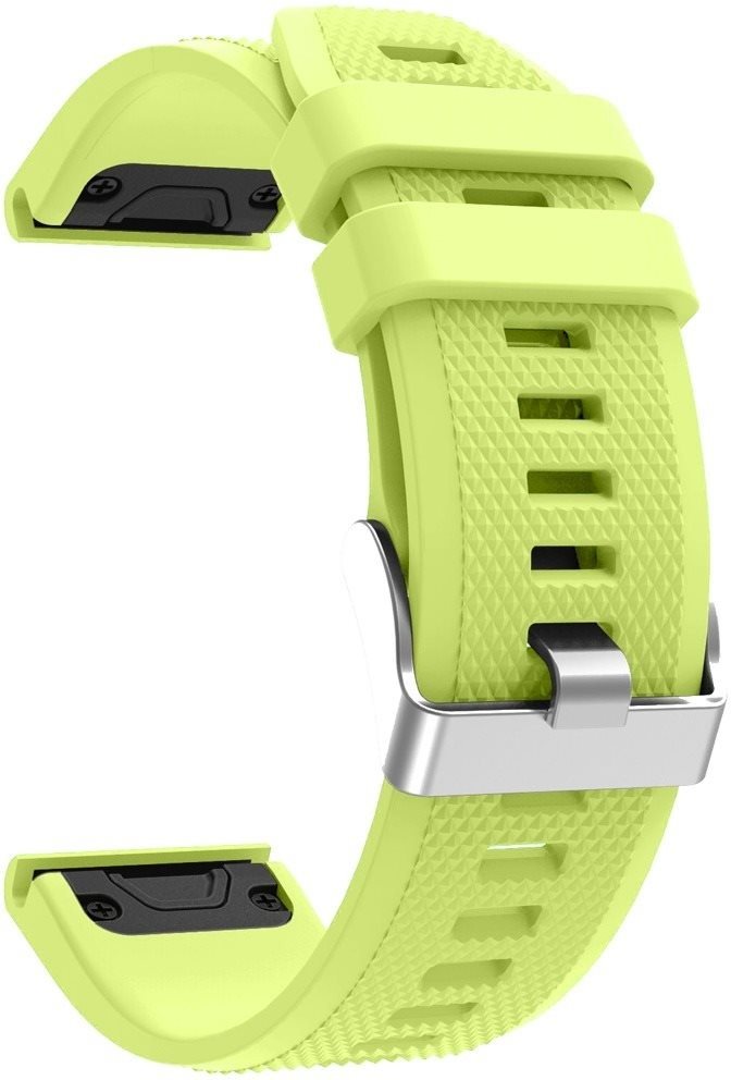 Eternico Garmin Quick Release 22 Silicone Band Silicone Silver...