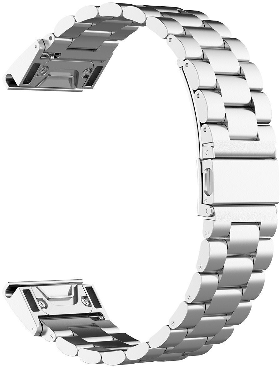 Eternico Stainless Steel Band Quick Release 20mm Silver Watch Strap