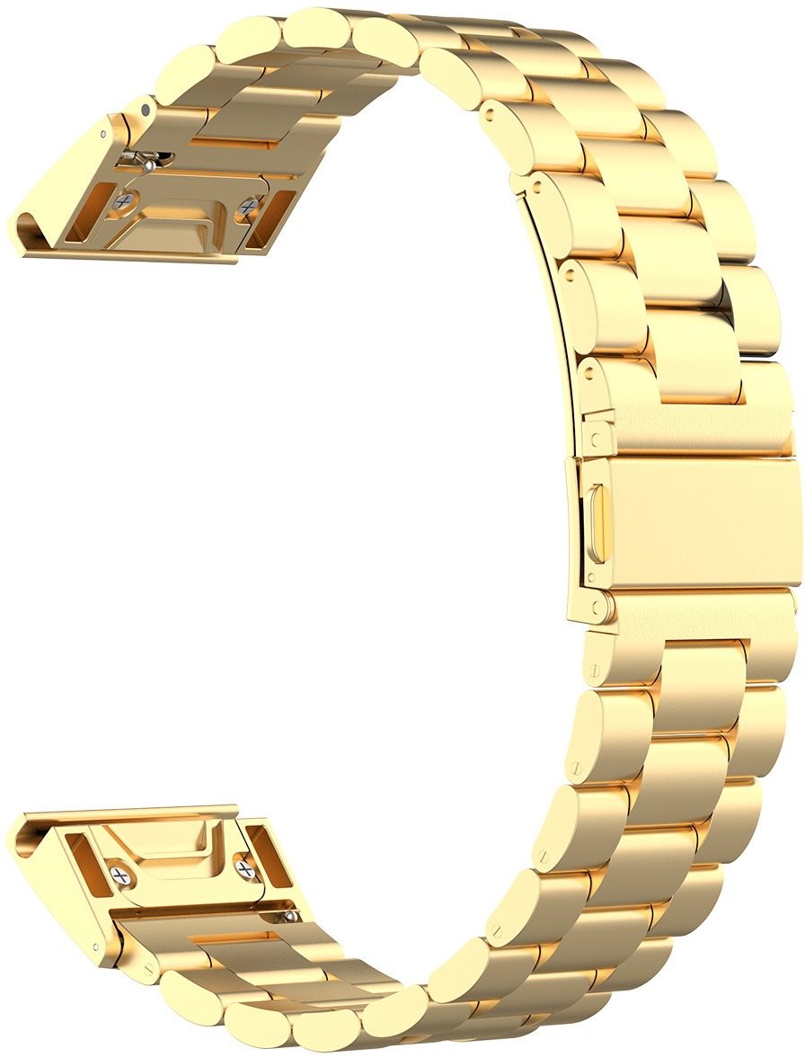 Eternico Stainless Steel Band Quick Release 20mm Gold Watch Strap