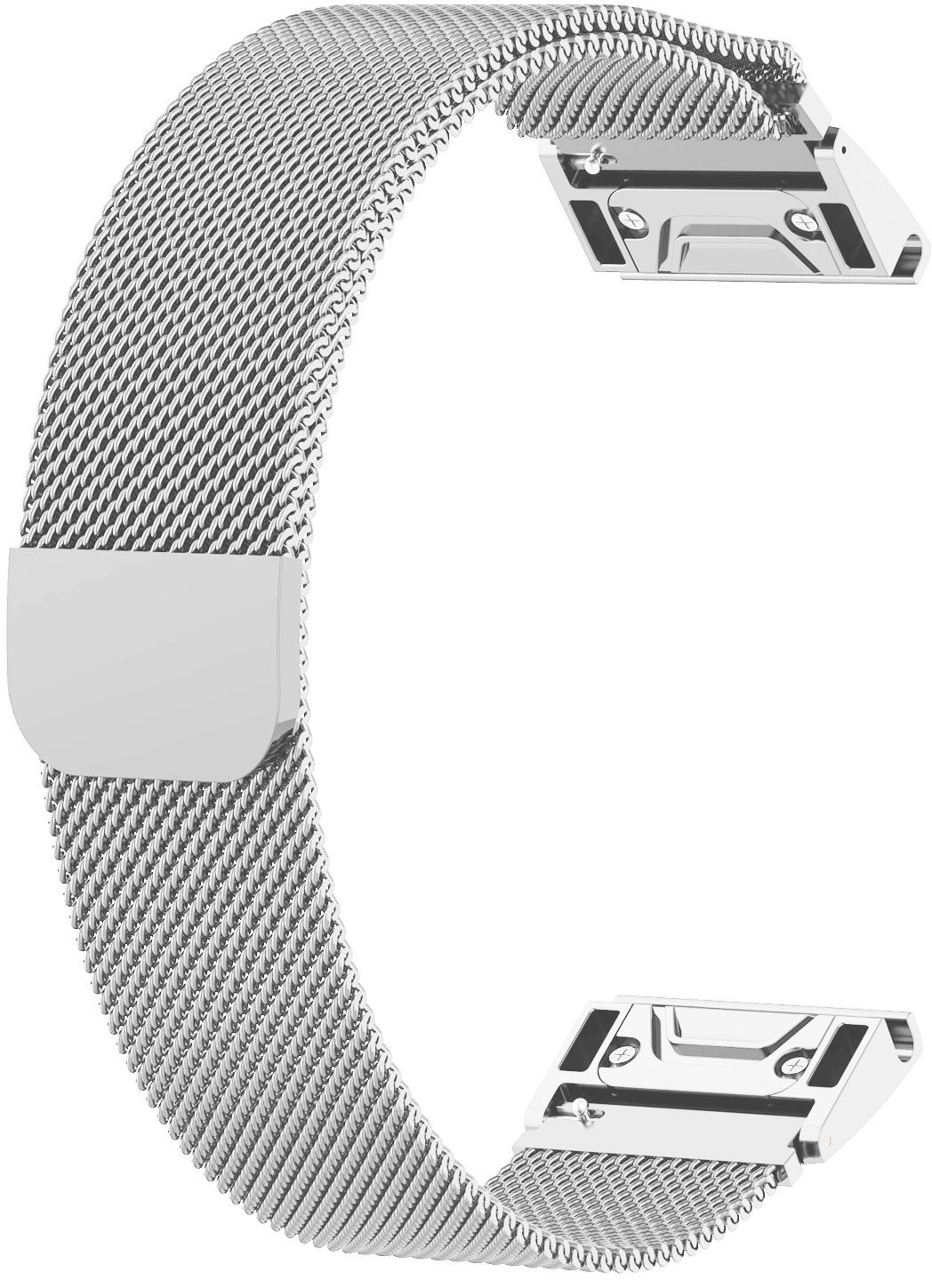 Eternico Elegance Milanese Band Steel Silver Buckle pro Garmin...