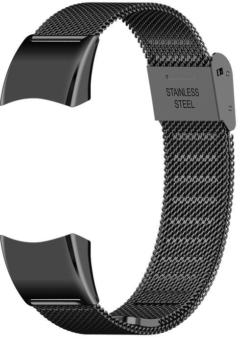 Eternico Milanese Band, Black for Honor Band 4/5 Watch Strap