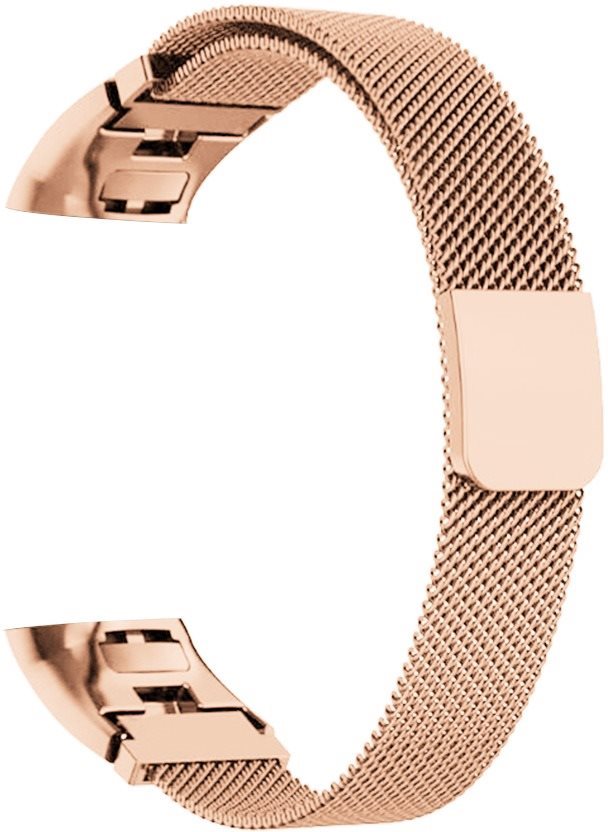 Eternico Honor Band 4/5 Mesh Metal Rose Gold Watch Strap