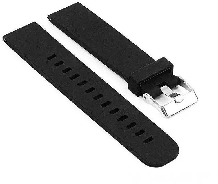 Eternico Silicone avec boucle métal noir pour Huawei Watch GT / GT...