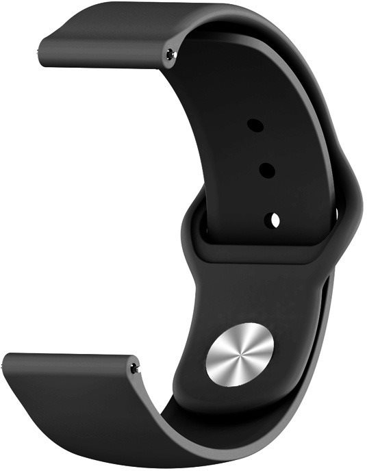 Eternico Essential universal Quick Release 22mm black Watch Strap