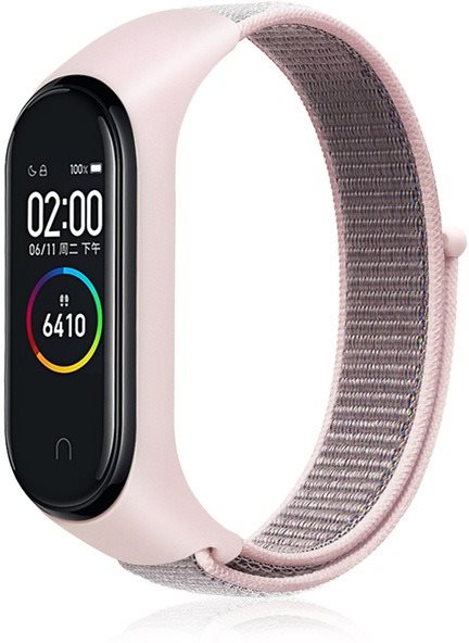 Eternico Nylon Rose pour Mi Band 3/4 Bracelet montre