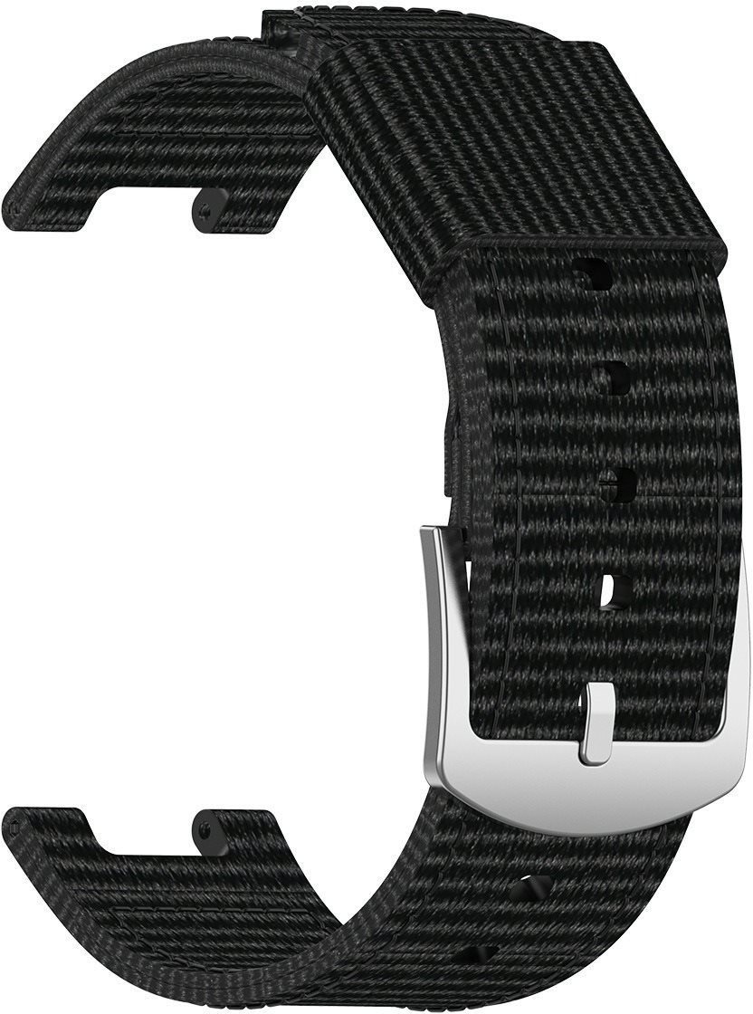 Eternico Canvas for Amazfit T-Rex, Black Watch Strap